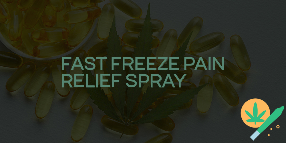 fast freeze pain relief spray