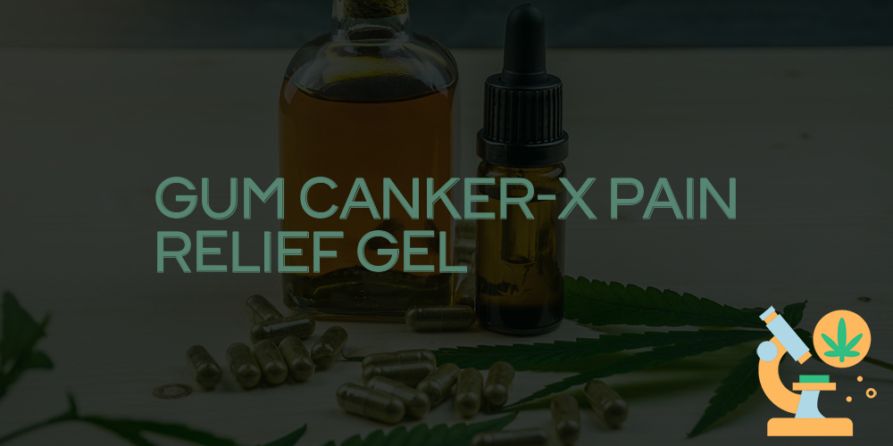 gum canker x pain relief gel