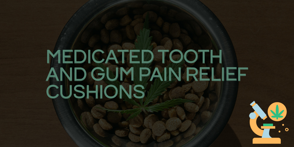 medicated tooth and gum pain relief cushions
