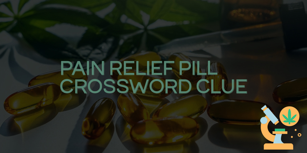 pain relief pill crossword clue